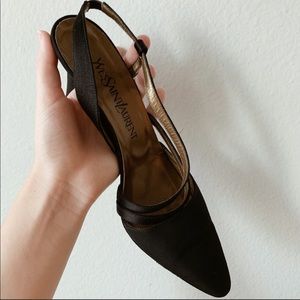 YSL Vintage Strappy Stilettos